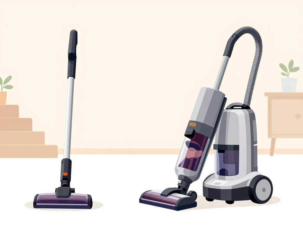 aspirateur balai ou traineau comparaison visuelle