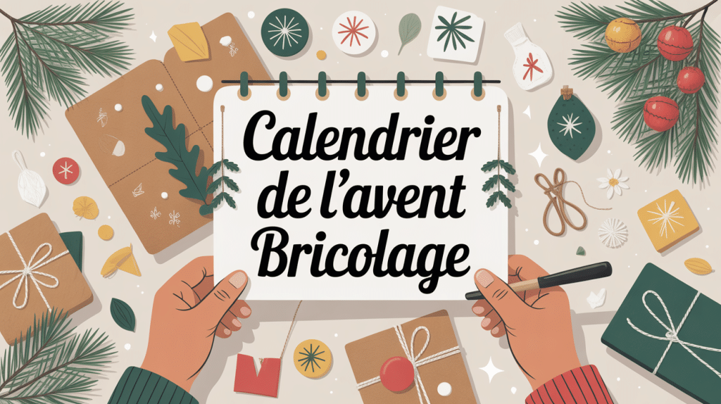 atelier créatif calendrier de l'avent bricolage