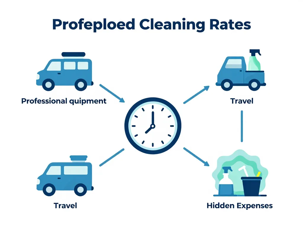 schéma facteurs auto-entrepreneur nettoyage tarif