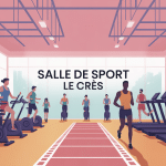 b m le cres illustration salle de sport Le Crès