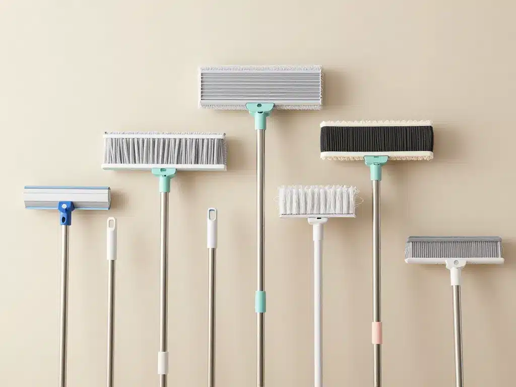 balai telescopique plafond differents modeles et accessoires