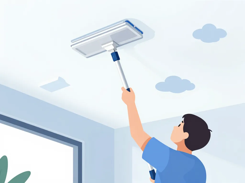 balai telescopique plafond accessibilite nettoyage haute