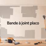 bande a joint placo pose mur plafond outillage chantier