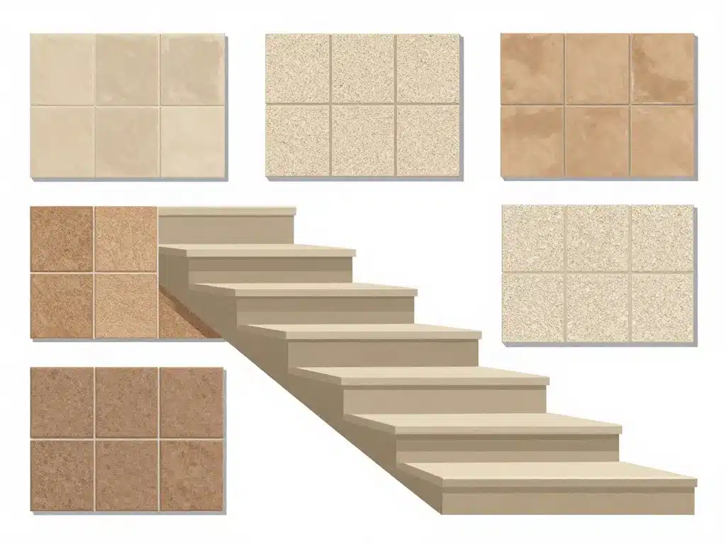 choix du carrelage sur escalier exterieur