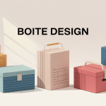 illustration de boites design modernes et stylisées