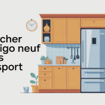 brancher un frigo neuf après transport image installation sûre