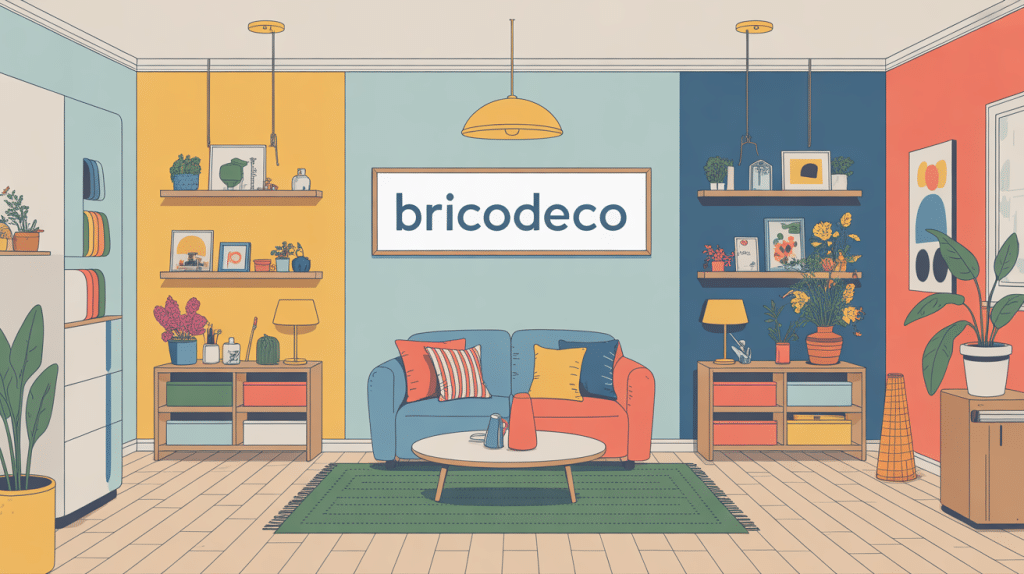 bricodeco intérieur moderne coloré outils