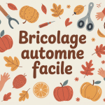 bricolage automne facile illustration déco automnale enfants