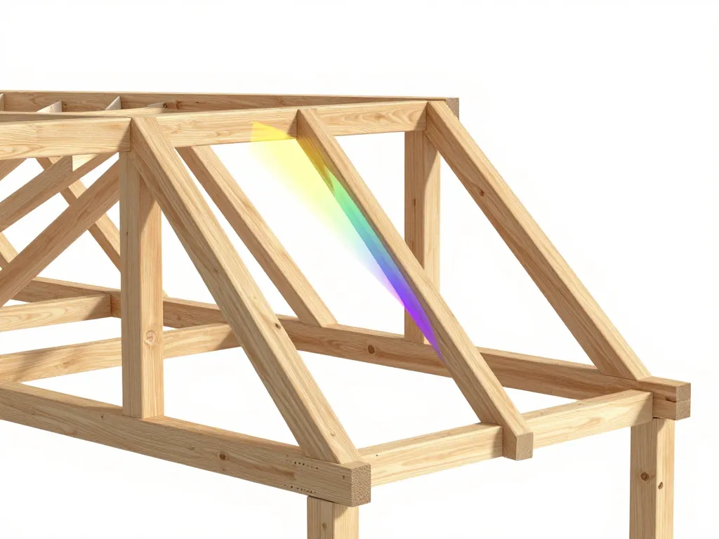 schéma charpente jambe de force stabilité structure bois