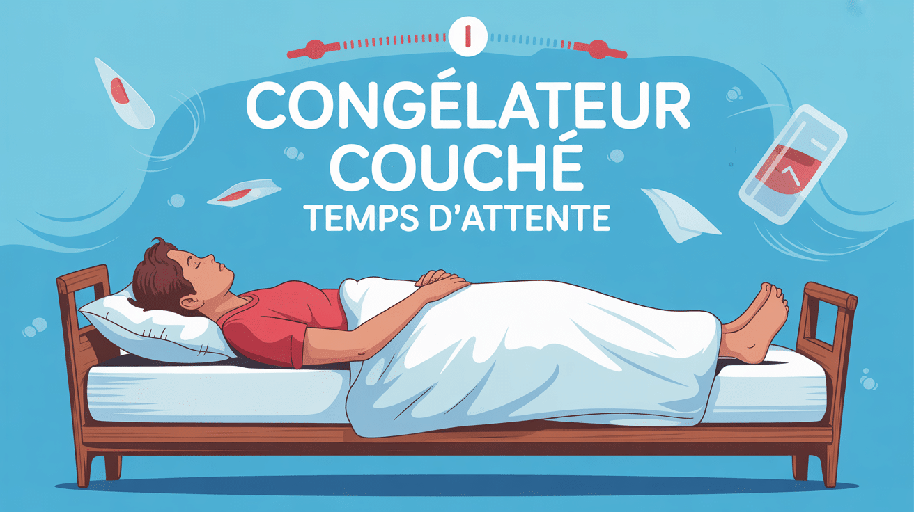 congelateur couché combien de temps illustration délai avant rebrancher