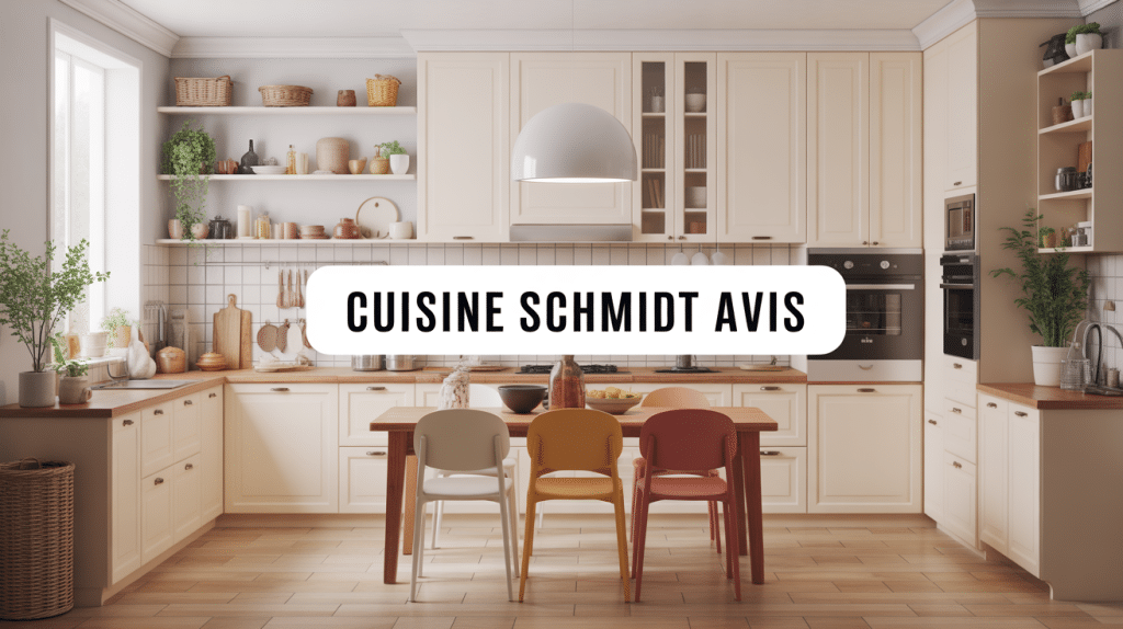 Cuisine Schmidt avis cuisine moderne élégante famille