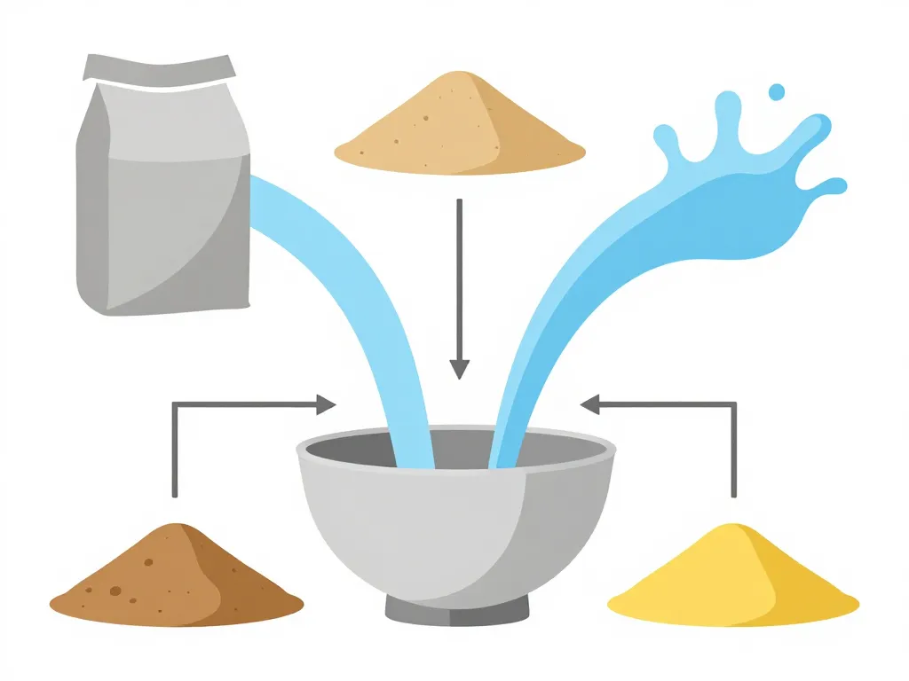 dosage mortier proportions ciment sable eau