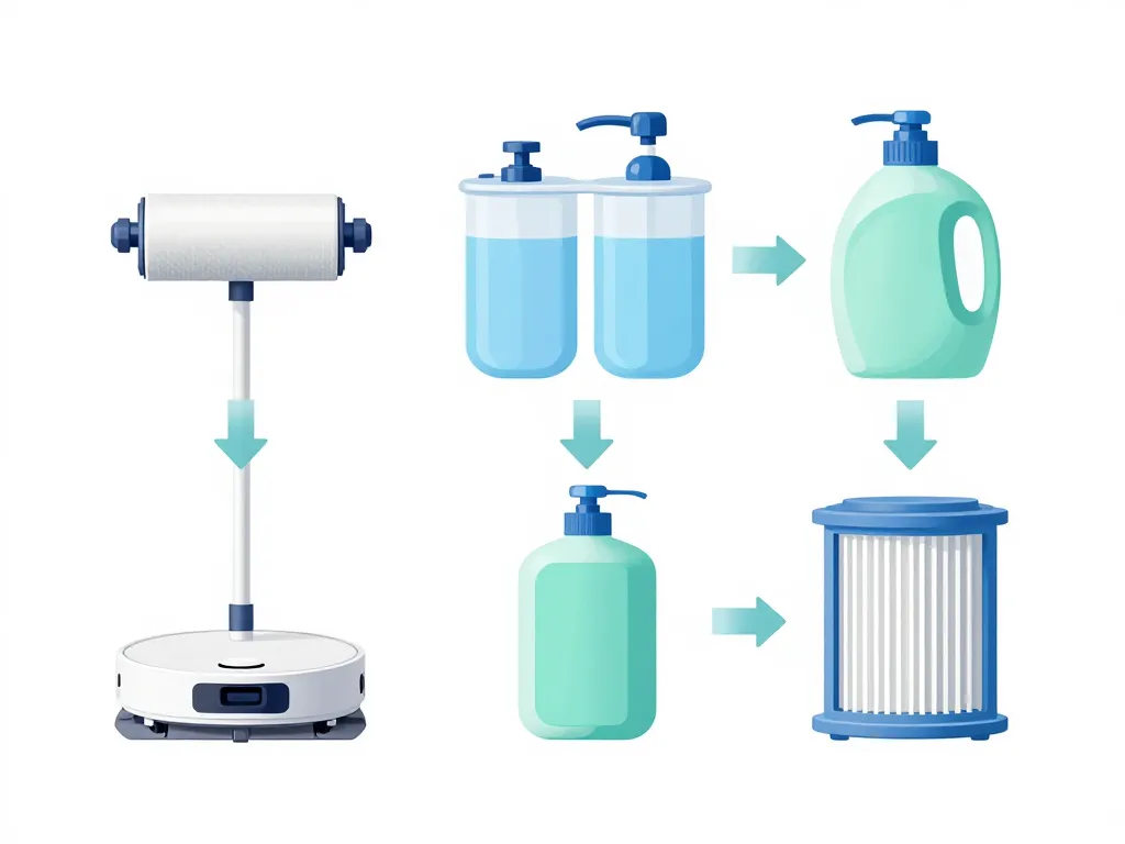 dreame h12 pro laisse des traces nettoyage rouleau entretien