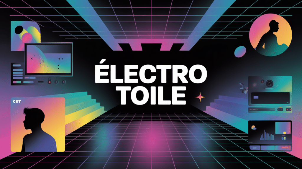 illustration electro toile fusion art numérique musique culture web