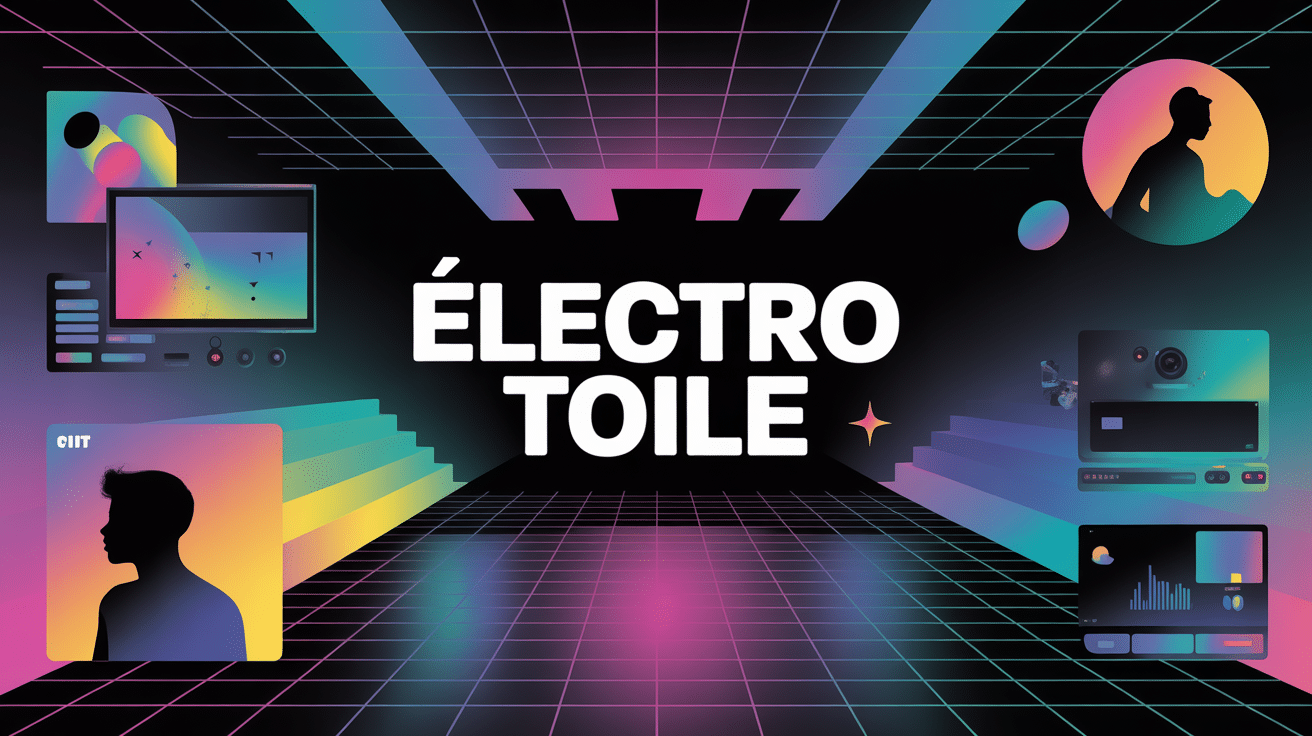 illustration electro toile fusion art numérique musique culture web