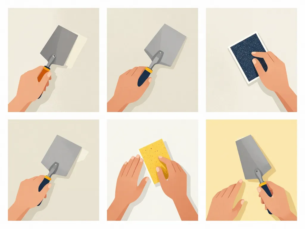 processus enduit peinture application et ponçage