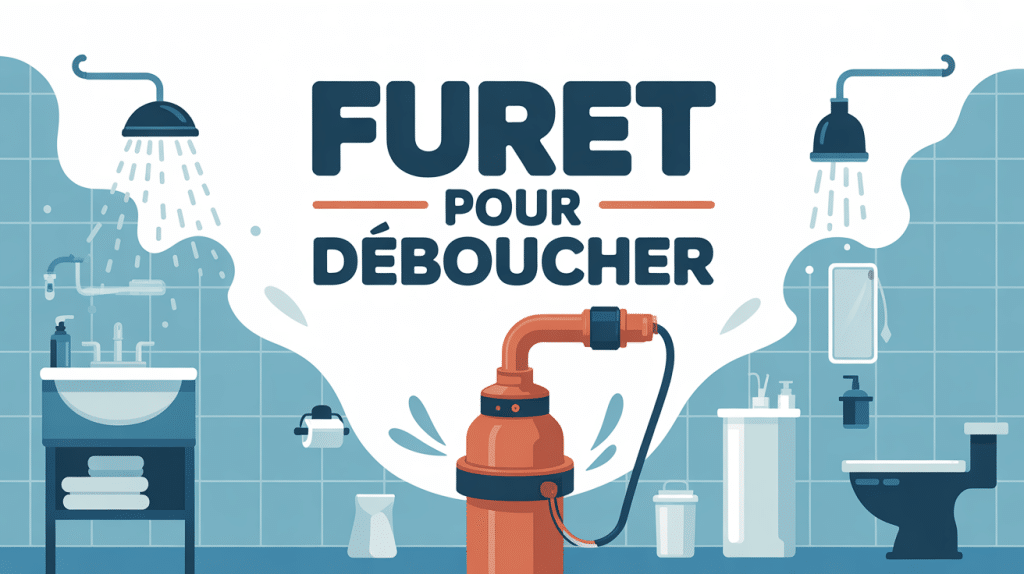illustration furet pour déboucher canalisations
