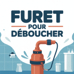 illustration furet pour déboucher canalisations