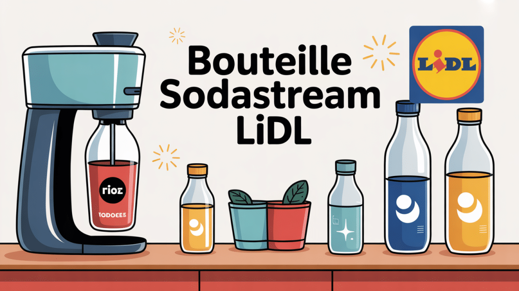 Guide achat bouteille sodastream lidl sur comptoir