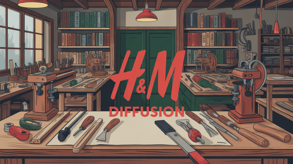 atelier bois traditionnel hmdiffusion avec outils et catalogues anciens