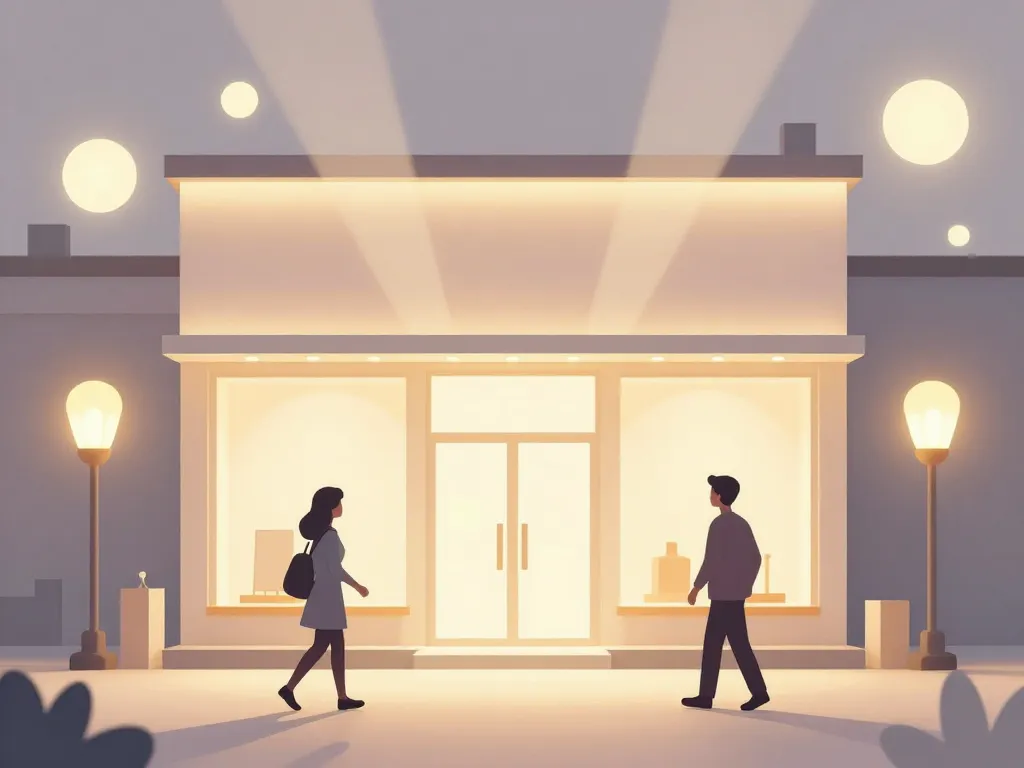 keria plan de campagne approche visite magasin éclairage