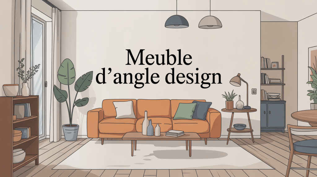 meuble d angle design intérieur moderne styles variés