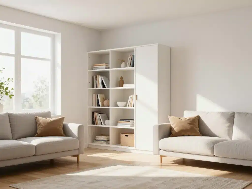 meuble d angle design optimiser espace salon moderne