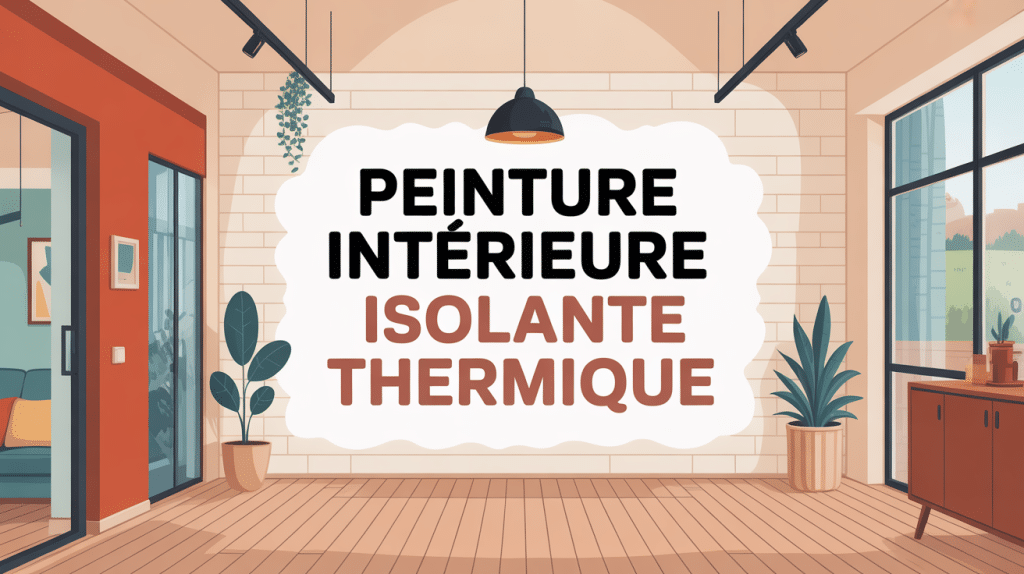 Illustration confort peinture intérieure isolante thermique