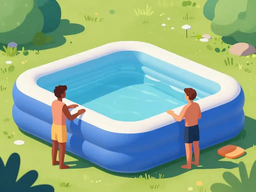 Sécurité et stabilité piscine gonflable adulte 1m50 hauteur installation solide