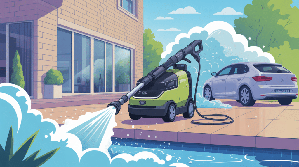 powerjet 1 nettoyeur haute pression lavant terrasse et voiture