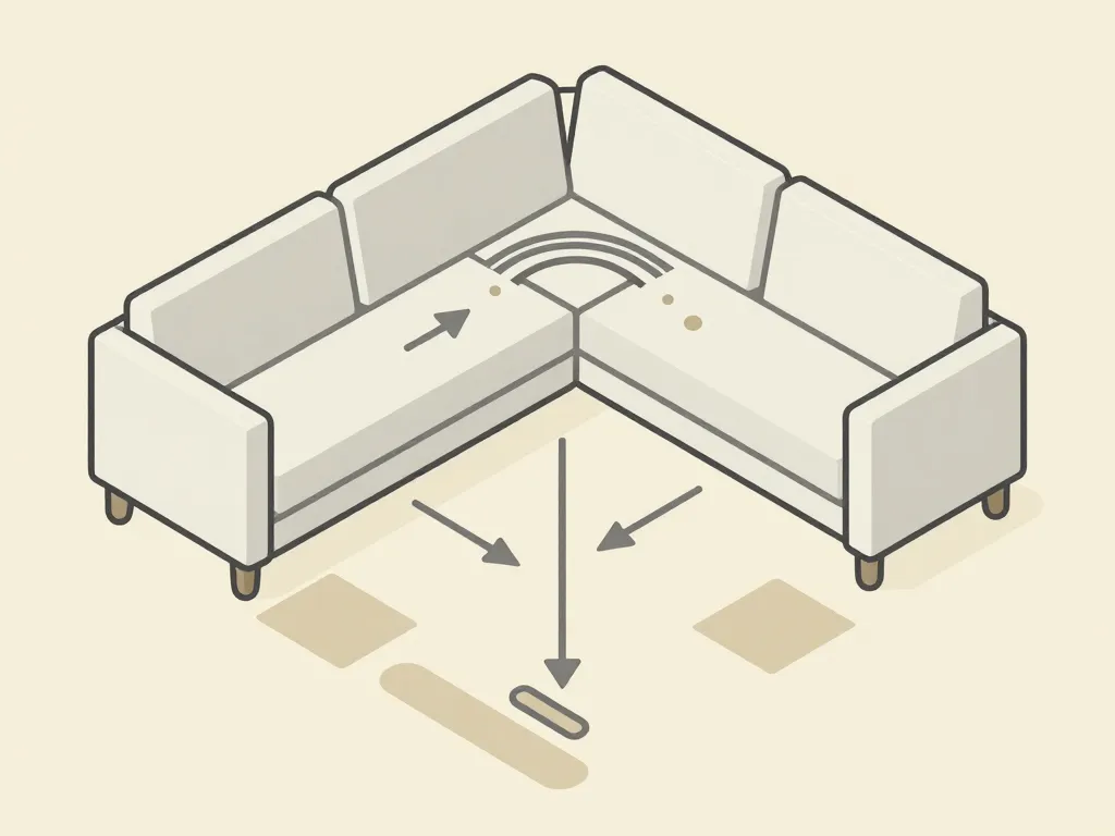schema d'intégration de câbles pour prise electrique canapé sans gâcher le salon