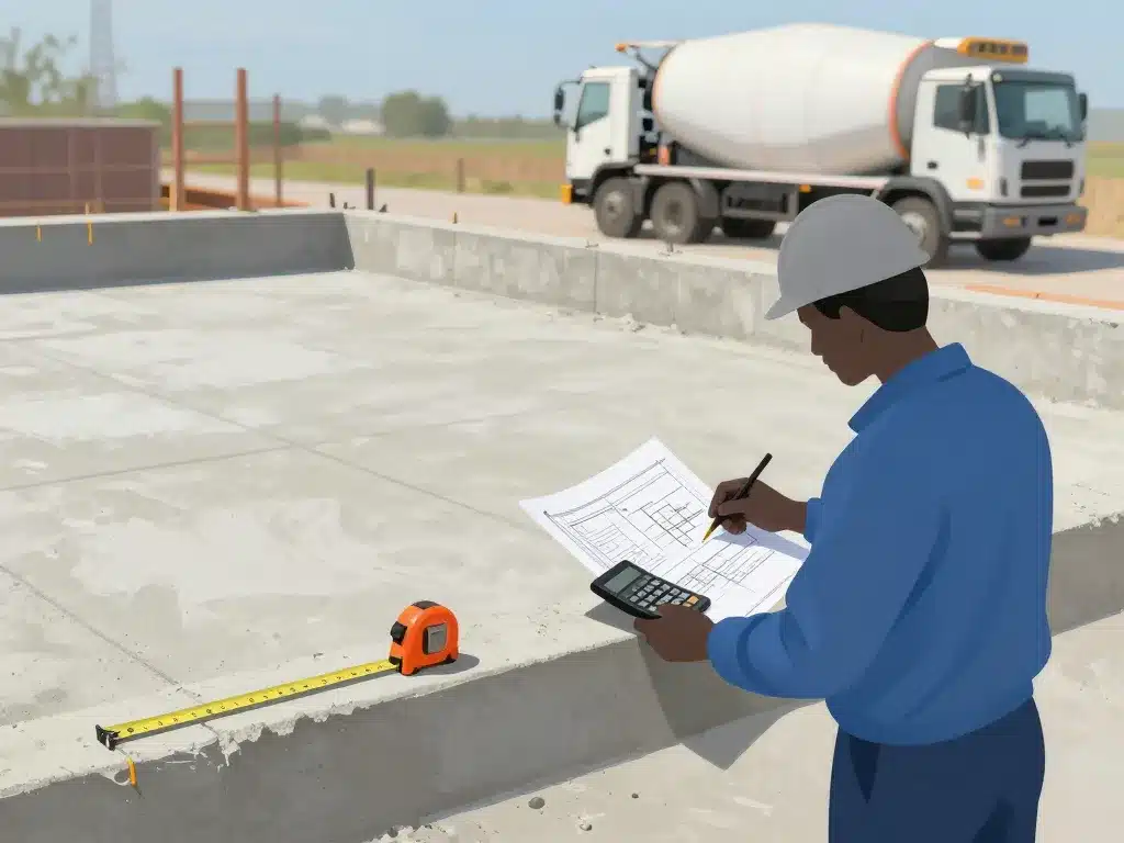 prix beton toupie calcul volume chantier