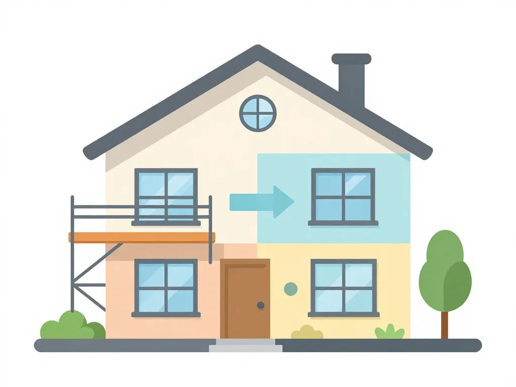 diagramme coûts ravalement de façade échafaudage matériaux main d œuvre