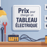 illustration centrale tableau electrique moderne prix pour changer tableau electrique