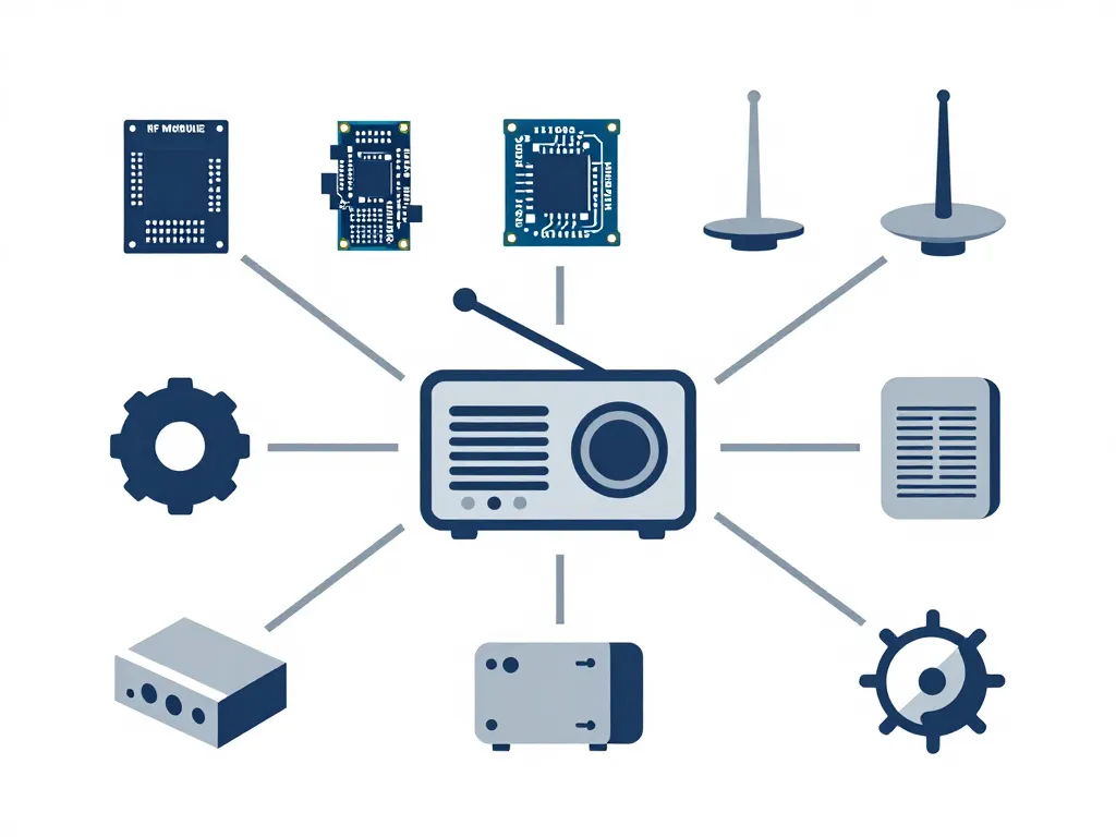 diagramme radio spare types pièces détachées