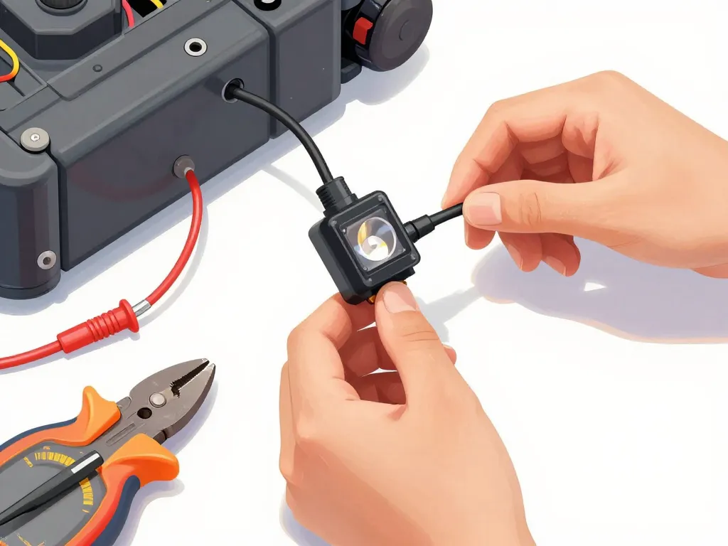 relais clignotant schema branchement étape pratique