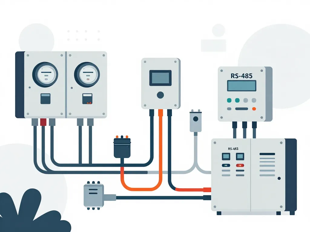 illustration rs485 applications industrie