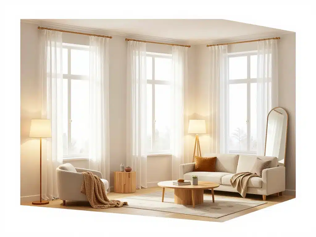 stratégies lumière et chaleur dans un salon d hiver