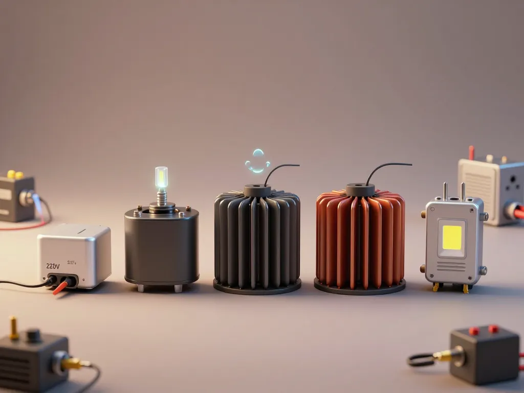 différents types transformateur 220v 12v applications