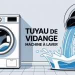 tuyau vidange machine à laver évacuation murale