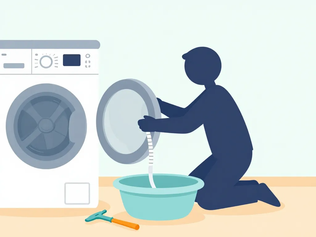 installation tuyau vidange machine à laver sécurisée