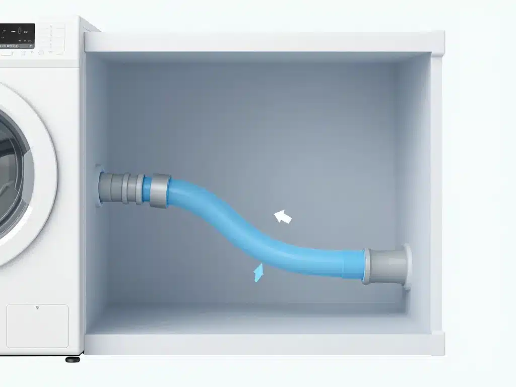 schéma tuyau vidange machine à laver