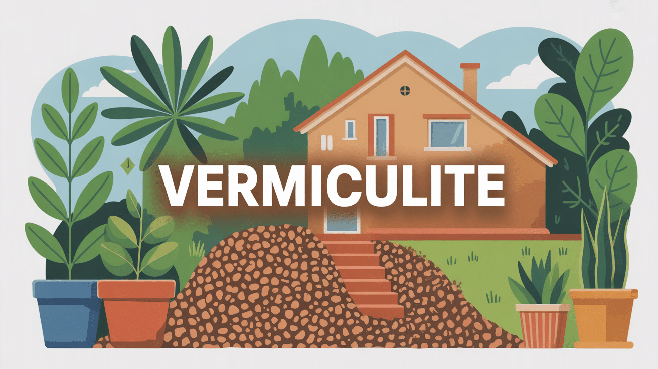 Illustration globale des usages de la vermiculite en jardinage et isolation