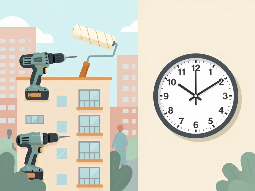 voisin travaux autorisation bruit horaire