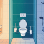 wc suspendu geberit illustration salle de bains moderne