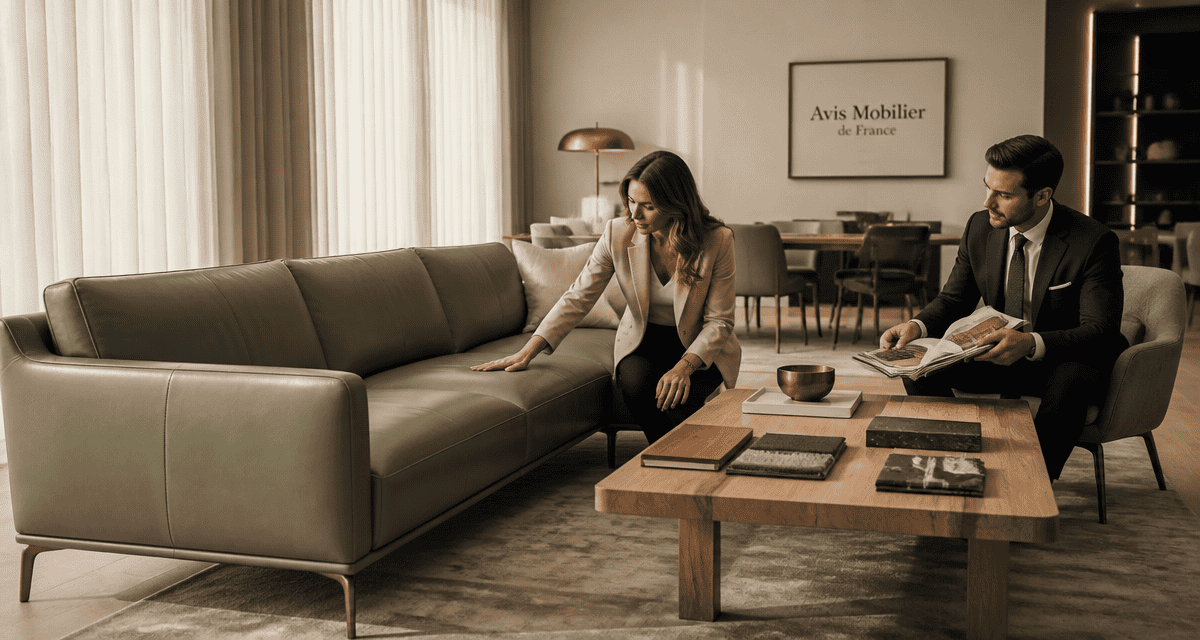 avis sur mobilier de france canapé cuir haut de gamme