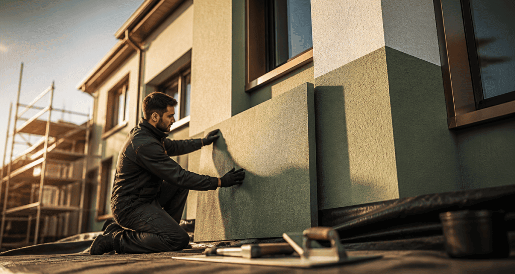 crepi isolant applique sur facade maison