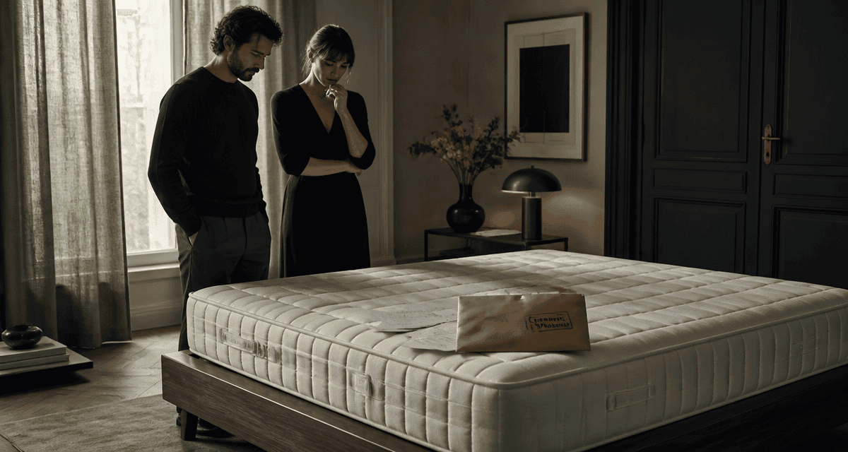 Fermeture My Matelas, documents sur matelas nu