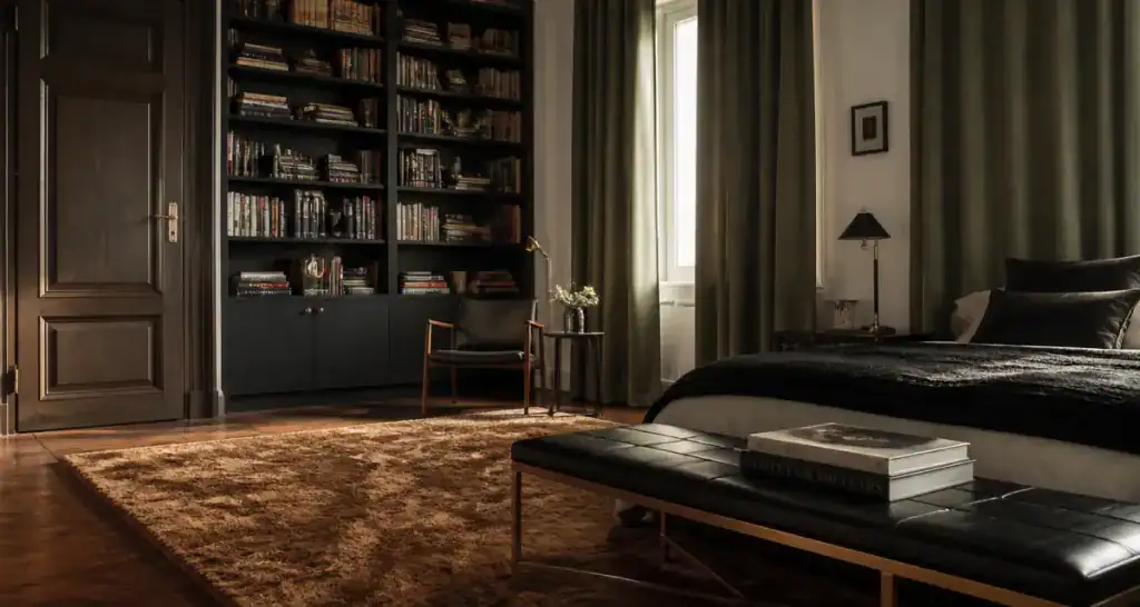 isoler phoniquement une pièce chambre moderne