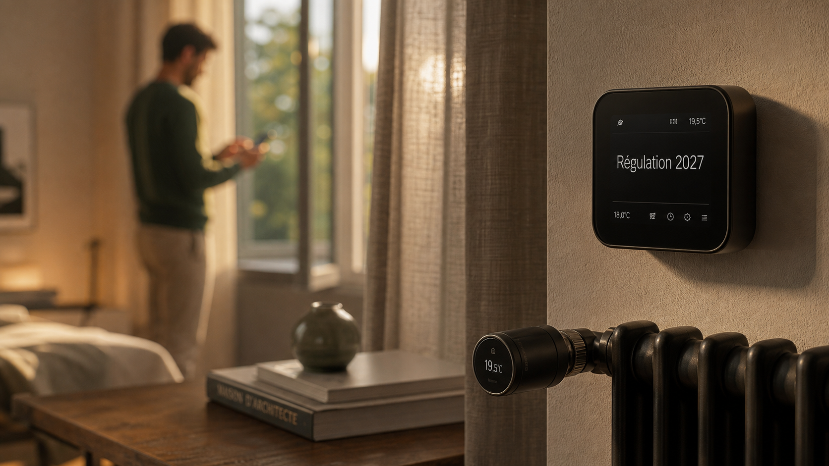 Meilleur thermostat connecté : régulation automatique 2027 et économies 15 % près d’un radiateur